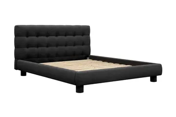 Teddy Komplett Sängpaket Sängram med Madrass 180x200 cm - Svart - Möbler - Säng - Komplett sängpaket