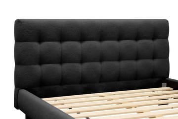 Teddy Komplett Sängpaket Sängram med Madrass 180x200 cm - Svart - Möbler - Säng - Ramsäng