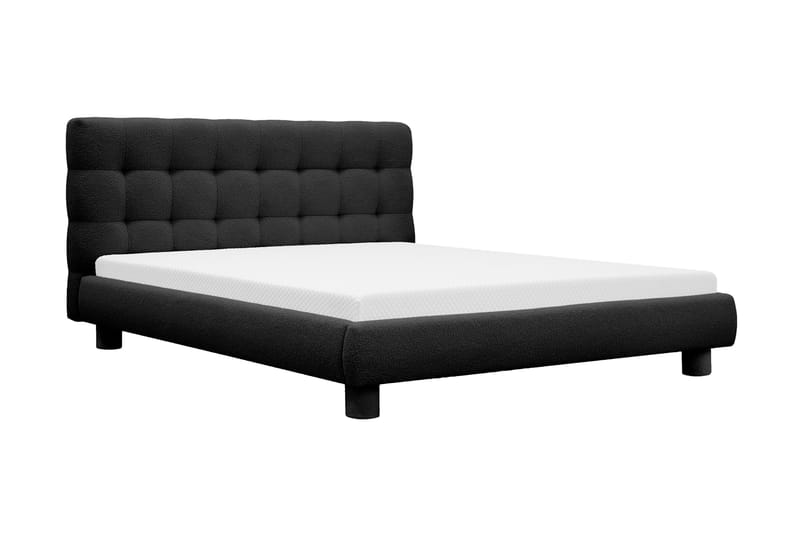 Teddy Komplett Sängpaket Sängram med Madrass 180x200 cm - Svart - Möbler - Säng - Ramsäng