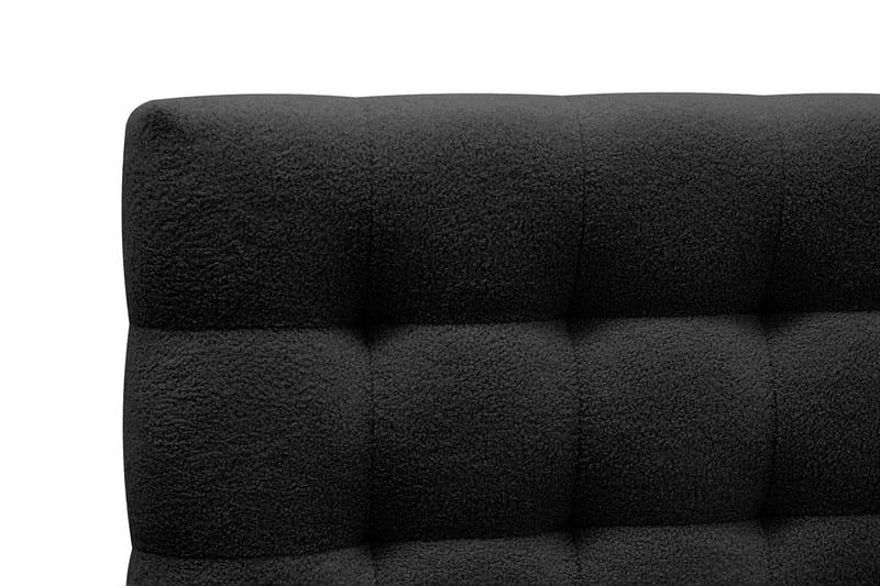 Teddy Komplett Sängpaket Sängram med Madrass 180x200 cm - Svart - Möbler - Säng - Ramsäng