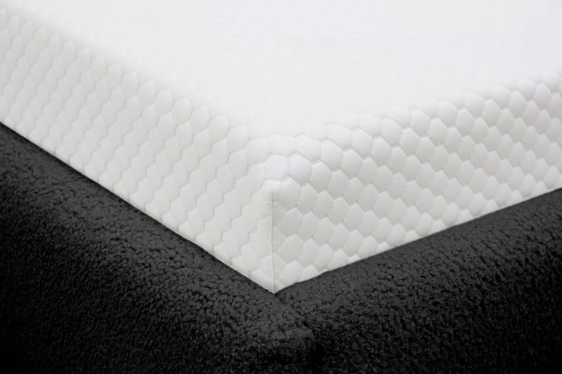 Teddy Komplett Sängpaket Sängram med Madrass 180x200 cm - Svart - Möbler - Säng - Ramsäng