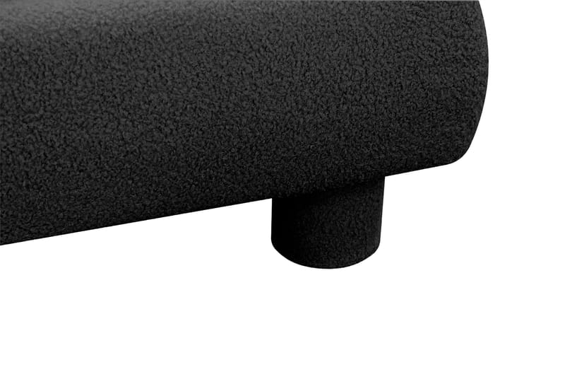 Teddy Komplett Sängpaket Sängram med Madrass 180x200 cm - Svart - Möbler - Säng - Ramsäng