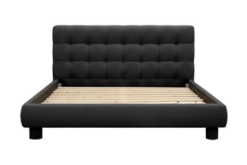 Teddy Komplett Sängpaket Sängram med Madrass 180x200 cm - Svart - Möbler - Säng - Ramsäng