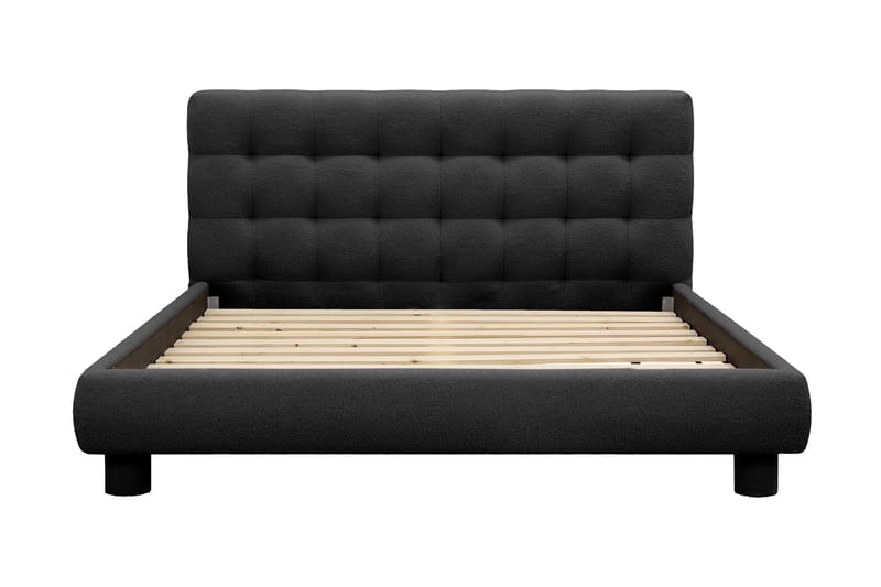 Teddy Komplett Sängpaket Sängram med Madrass 180x200 cm - Svart - Möbler - Säng - Ramsäng