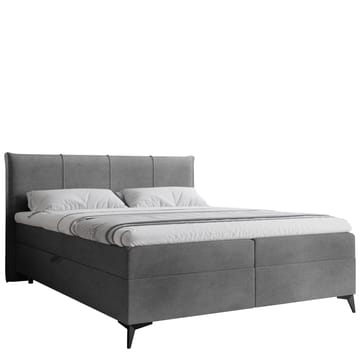 Thoros Komplett Sängpaket 140x200 cm Kontinentalsäng med Förvaring - Mörkgrå - Möbler - Säng - Kontinentalsäng