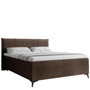 Thoros Komplett Sängpaket 160x200 cm Kontinentalsäng med Förvaring - Brun - Möbler - Säng - Kontinentalsäng