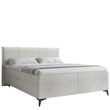 Thoros Komplett Sängpaket 160x200 cm Kontinentalsäng med Förvaring - Grå - Möbler - Säng - Kontinentalsäng