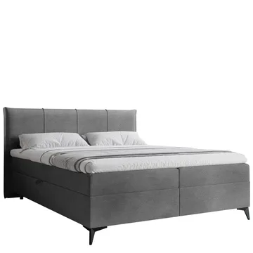 Thoros Komplett Sängpaket 180x200 cm Kontinentalsäng med Förvaring - Grå - Möbler - Säng - Kontinentalsäng