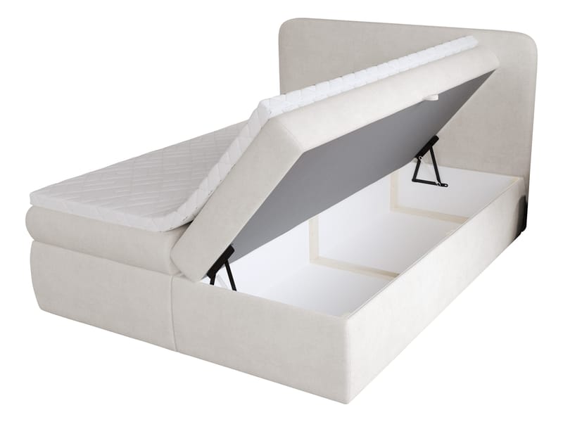 Thyrelis Sängpaket Kontinentalsäng 160x200 cm med Lyftförvaring - Beige - Möbler - Säng - Kontinentalsäng