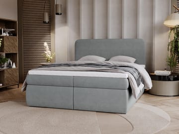 Thyrelis Sängpaket Kontinentalsäng 160x200 cm med Lyftförvaring - Grå - Möbler - Säng - Kontinentalsäng