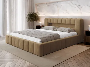 Ulvik Sängram med förvaring 180x200 cm - brun - Möbler - Säng - Säng med förvaring