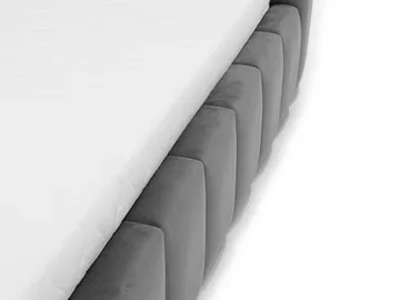 Ulvik Sängram med förvaring 180x200 cm - grå - Möbler - Säng - Säng med förvaring
