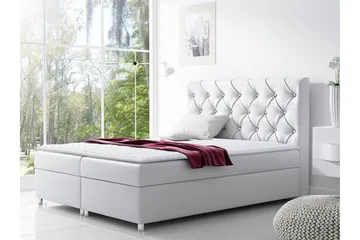 Undredal Kontinentalsäng 140x200 - Vit - Möbler - Säng - Kontinentalsäng