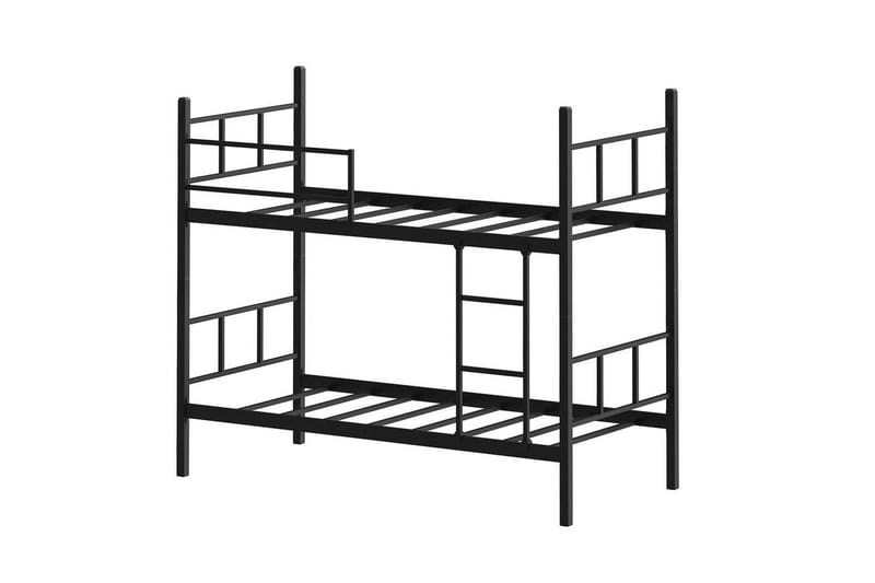 Våningssäng Defneia Svart - Svart - Möbler - Säng - Sängram & sängstomme