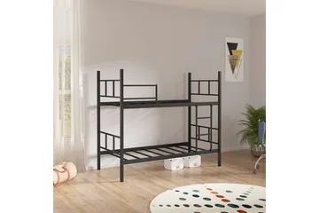 Våningssäng Defneia Svart - Svart - Möbler - Säng - Sängram & sängstomme