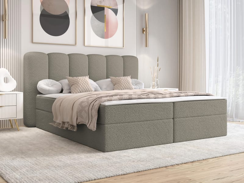 Varlen Komplett Sängpaket Kontinentalsäng med förvaring 160x200 cm - Möbler - Säng - Kontinentalsäng