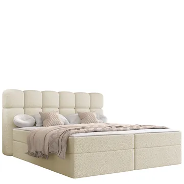 Varlen Komplett Sängpaket Kontinentalsäng med förvaring 180x200 cm Rutad