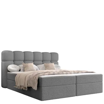 Varlen Komplett Sängpaket Kontinentalsäng med förvaring 180x200 cm Rutad