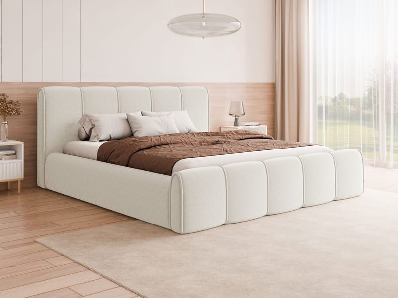 Varlinor Sängram 120x200 cm med Förvaring - Vit - Möbler - Säng - Säng med förvaring