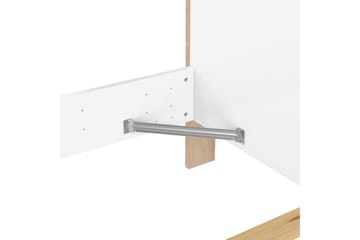 Varun Sängram 140x190 cm - Vit/Natur - Möbler - Säng - Sängram & sängstomme