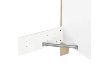 Varun Sängram 140x200 cm - Vit/Natur - Möbler - Säng - Sängram & sängstomme