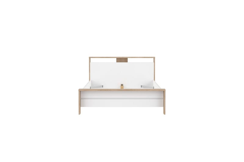 Varun Sängram 140x200 cm - Vit/Natur - Möbler - Säng - Sängram & sängstomme