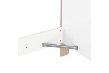 Varun Sängram 140x200 cm - Vit/Natur - Möbler - Säng - Sängram & sängstomme