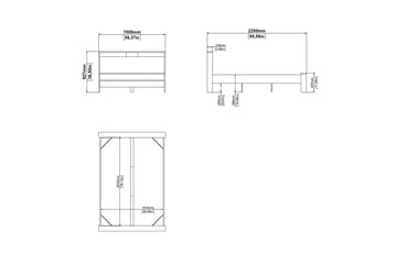 Varun Sängram 140x200 cm - Vit/Natur - Möbler - Säng - Sängram & sängstomme