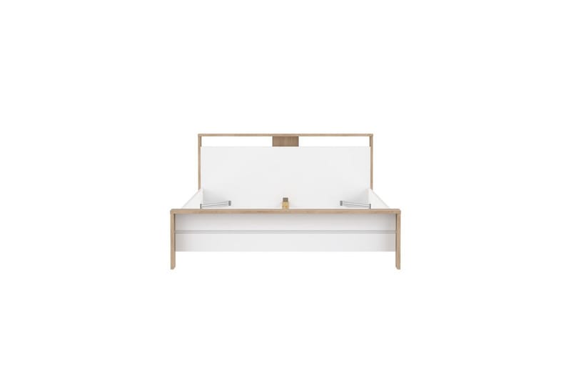 Varun Sängram 160x200 cm - Vit/Natur - Möbler - Säng - Sängram & sängstomme