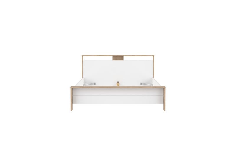 Varun Sängram 160x200 cm - Vit/Natur - Möbler - Säng - Sängram & sängstomme