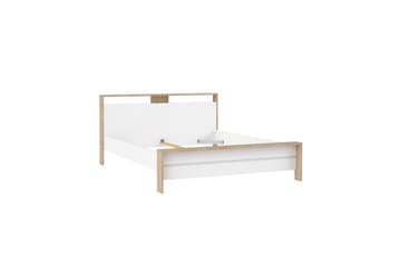 Varun Sängram 160x200 cm - Vit/Natur - Möbler - Säng - Sängram & sängstomme