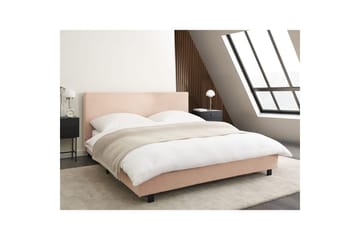 Vattensäng Albi - Beige, svart/Bouclé, 160x200 cm - Möbler - Säng - Vattensäng