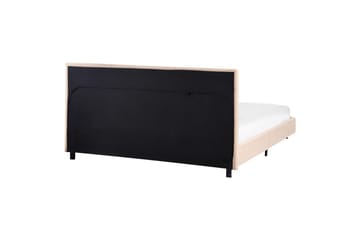 Vattensäng Albi - Beige, svart/Bouclé, 160x200 cm - Möbler - Säng - Vattensäng