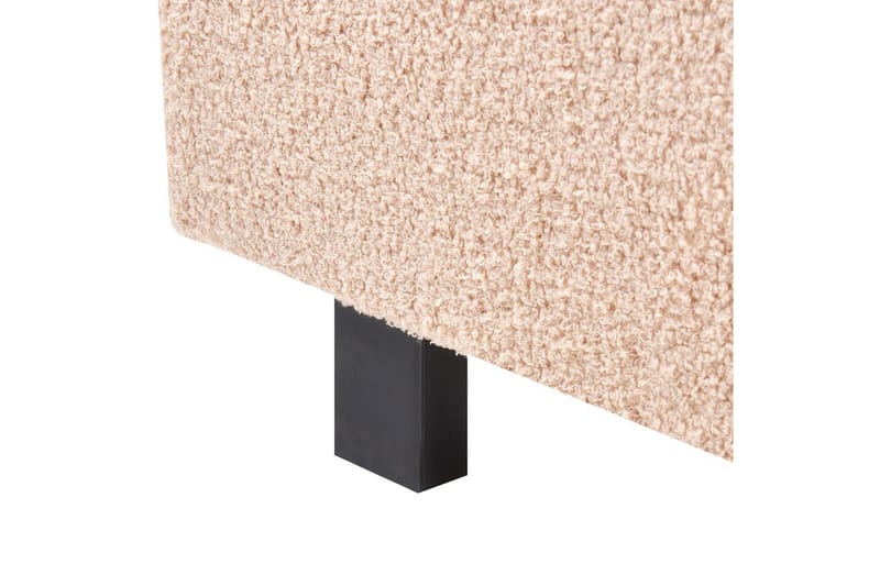 Vattensäng Albi - Beige, svart/Bouclé, 180x200 cm - Möbler - Säng - Vattensäng
