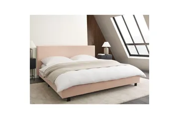 Vattensäng Albi - Beige, svart/Bouclé, 180x200 cm - Möbler - Säng - Vattensäng