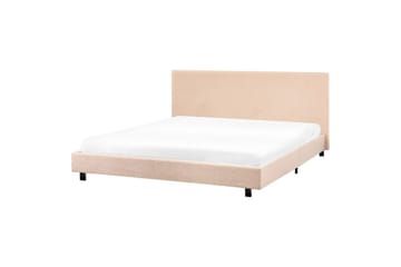 Vattensäng Albi - Beige, svart/Bouclé, 180x200 cm - Möbler - Säng - Vattensäng