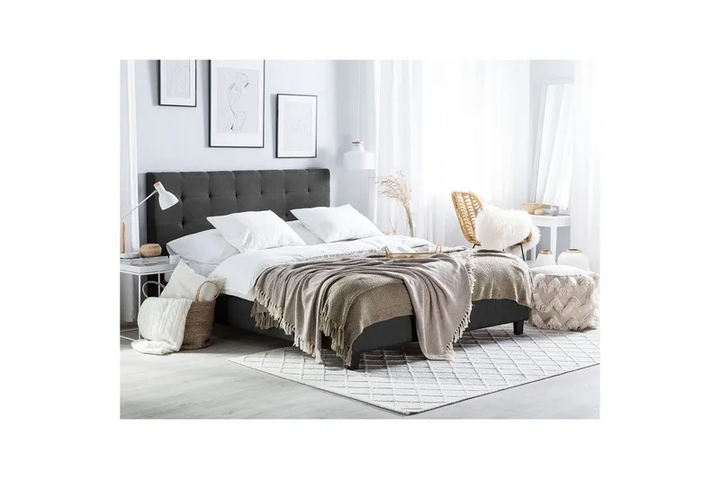 Vattensäng La Rochelle - Mörkgrå, 180x200 cm - Möbler - Säng - Vattensäng