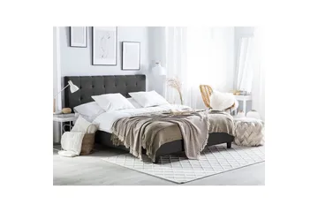 Vattensäng La Rochelle - Mörkgrå, svart, 160x200 cm - Möbler - Säng - Vattensäng