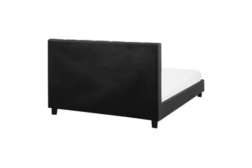 Vattensäng La Rochelle - Mörkgrå, svart, 160x200 cm - Möbler - Säng - Vattensäng