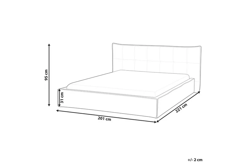 Vattensäng Lestre - Grön, Svart, 160x200 cm - Möbler - Säng - Vattensäng