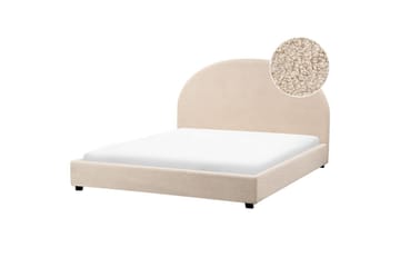 Vattensäng Vaucluse - Beige Bouclé, 160x200 cm - Möbler - Säng - Vattensäng
