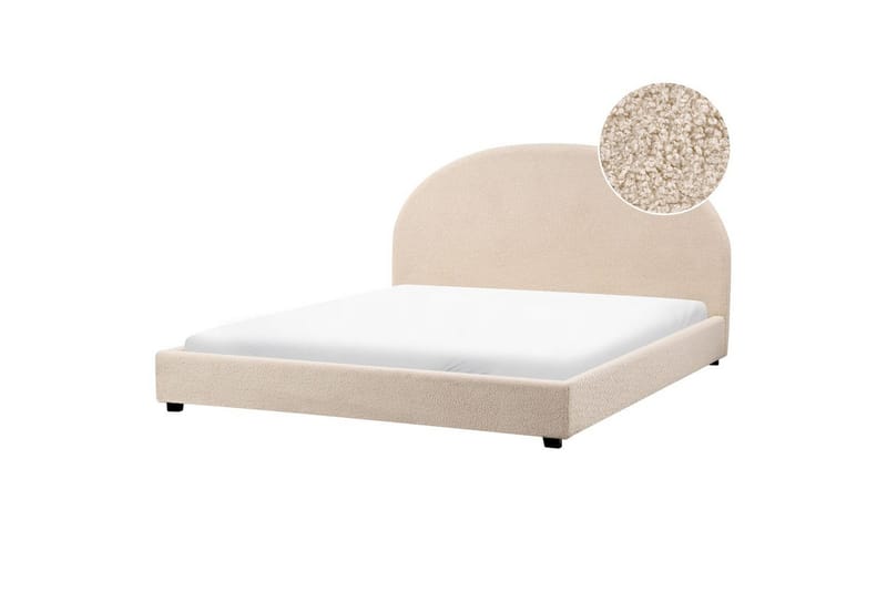 Vattensäng Vaucluse - Beige Bouclé, 180x200 cm - Möbler - Säng - Vattensäng