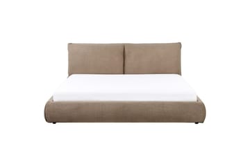 Vattensäng Vinay - Taupe/Bouclé, 180x200 cm - Möbler - Säng - Vattensäng