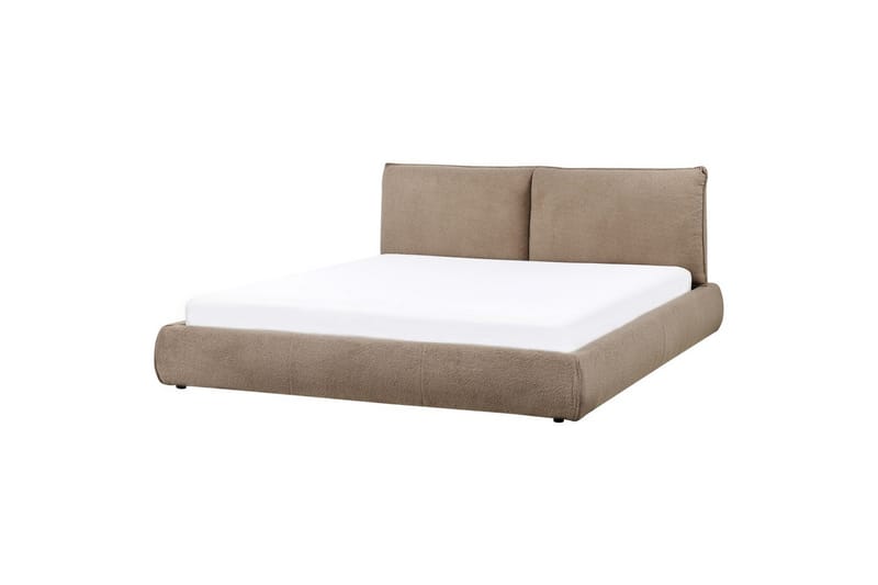 Vattensäng Vinay - Taupe/Bouclé, 180x200 cm - Möbler - Säng - Vattensäng