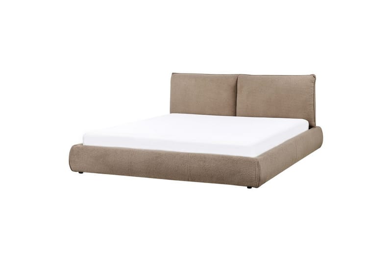 Vattensäng Vinay - Taupe/Bouclé, 180x200 cm - Möbler - Säng - Vattensäng