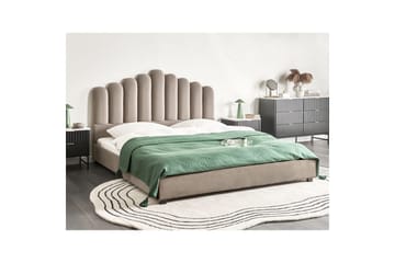 Vattensäng Vincennes - Taupe, svart, 180x200 cm - Möbler - Säng - Vattensäng