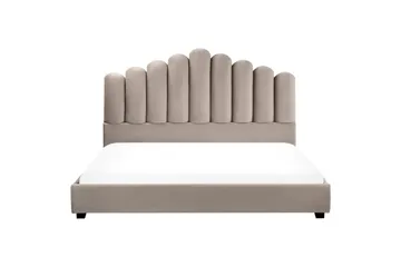 Vattensäng Vincennes - Taupe, svart, 180x200 cm - Möbler - Säng - Vattensäng