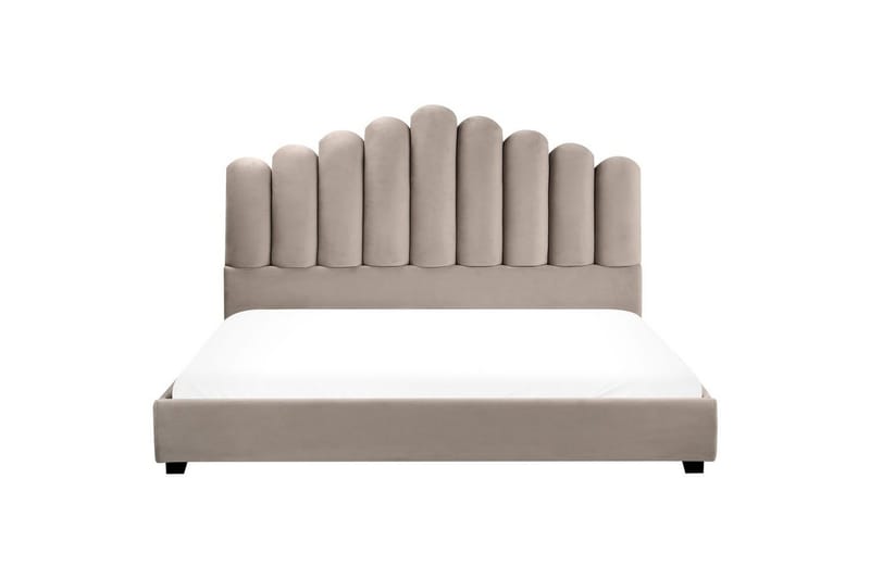 Vattensäng Vincennes - Taupe, svart, 180x200 cm - Möbler - Säng - Vattensäng