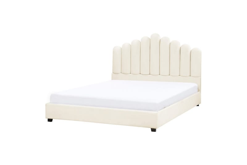 Vattensäng Vincennes - Vit, Svart, 160x200 cm - Möbler - Säng - Vattensäng