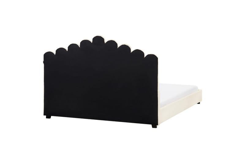 Vattensäng Vincennes - Vit, Svart, 180x200 cm - Möbler - Säng - Vattensäng